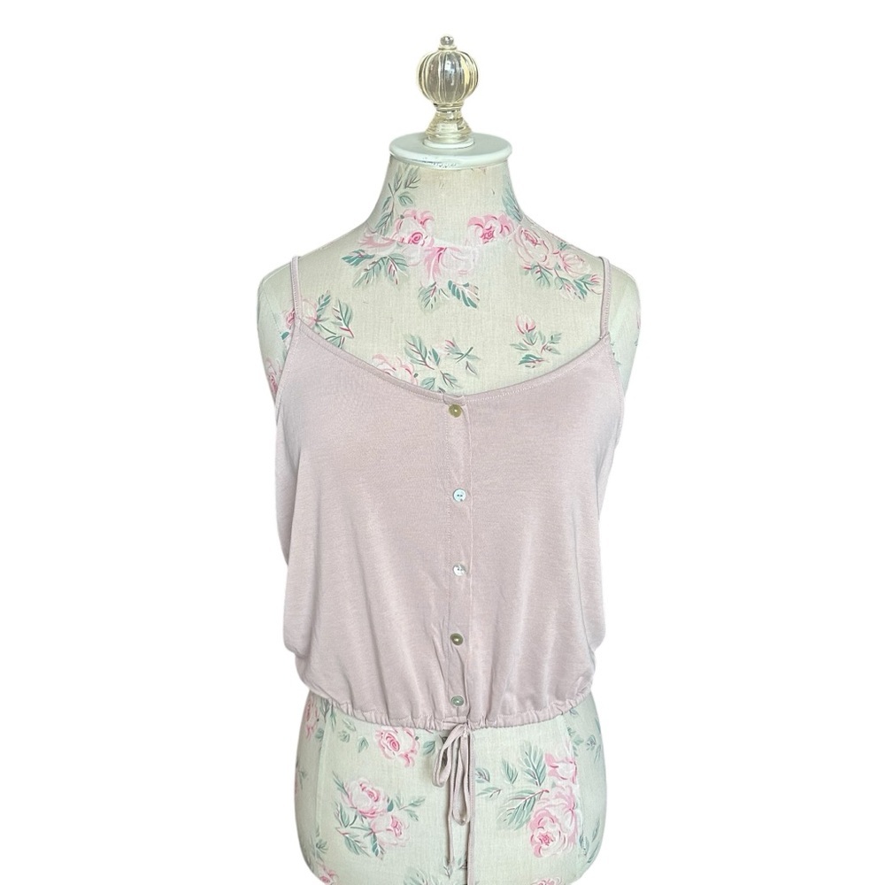 American Eagle Cinch Button Cami - Picture 2 of 7